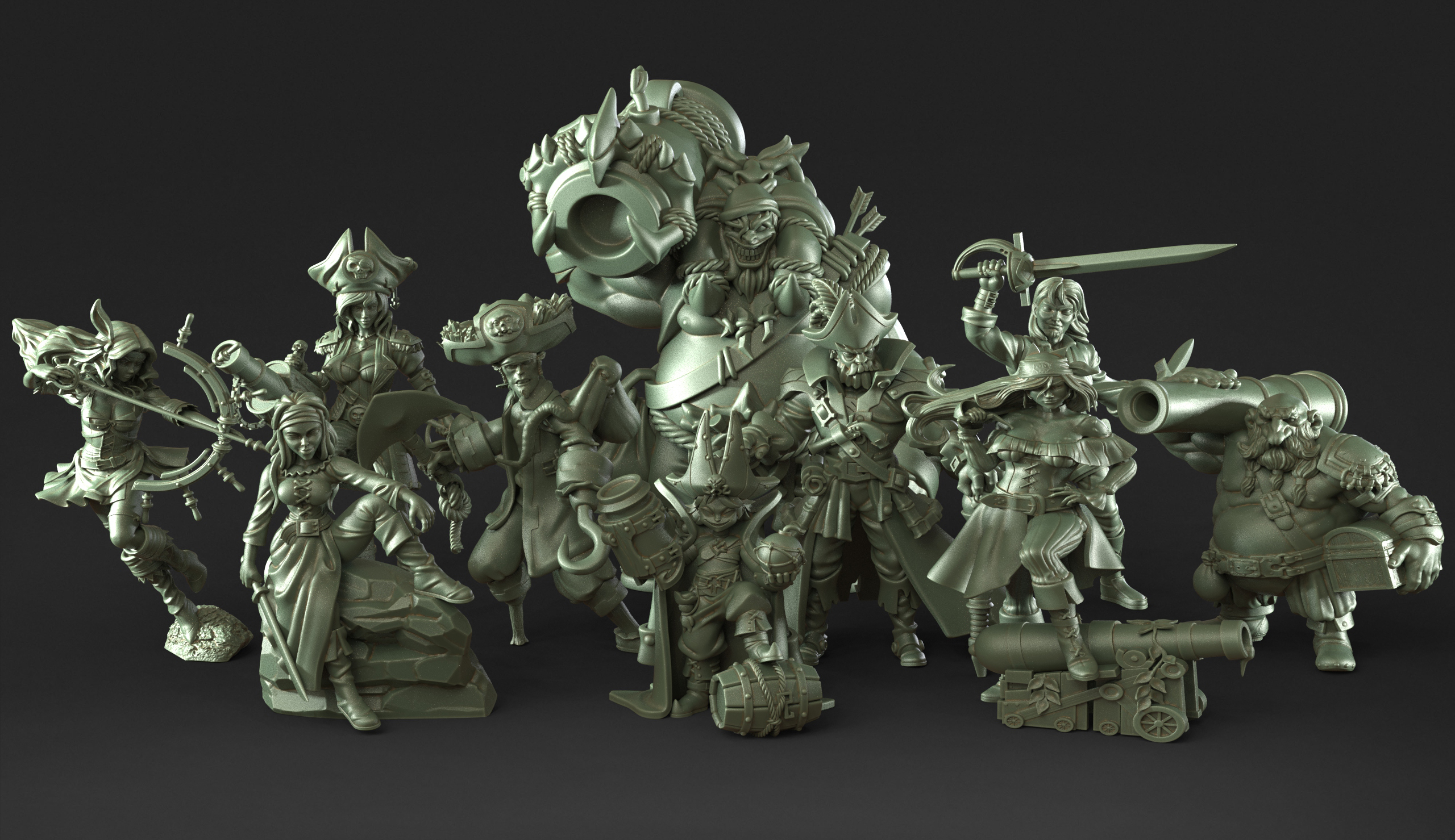 PRE-SUPPORTED Deep Waters VOL 2 - 32mm - DnD